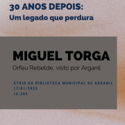 Cartaz Miguel Torga Proposta