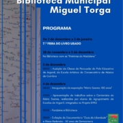 Cartaz Biblioteca Municipal Miguel Torga