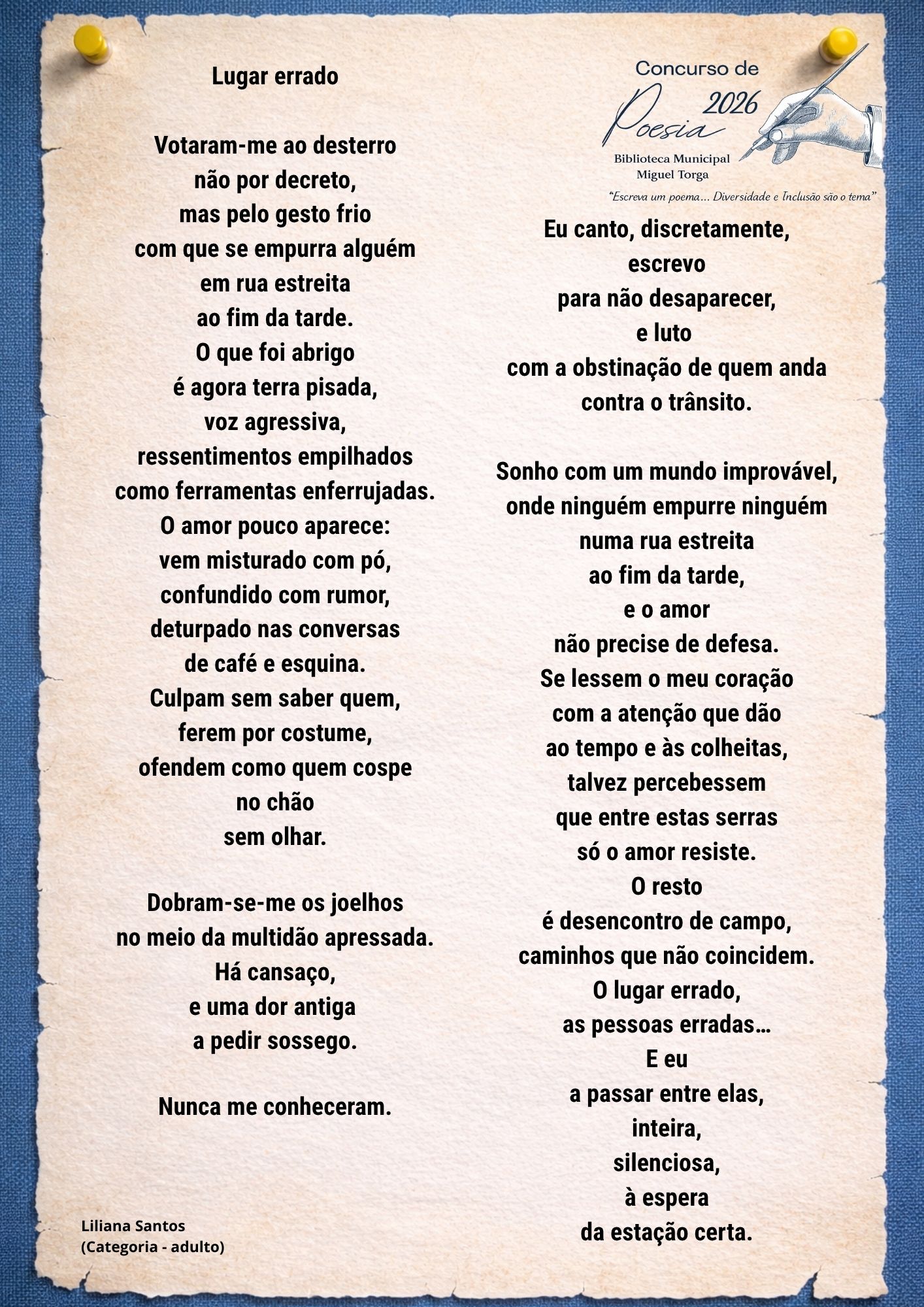 2 Classificado Adulto Liliana Santos