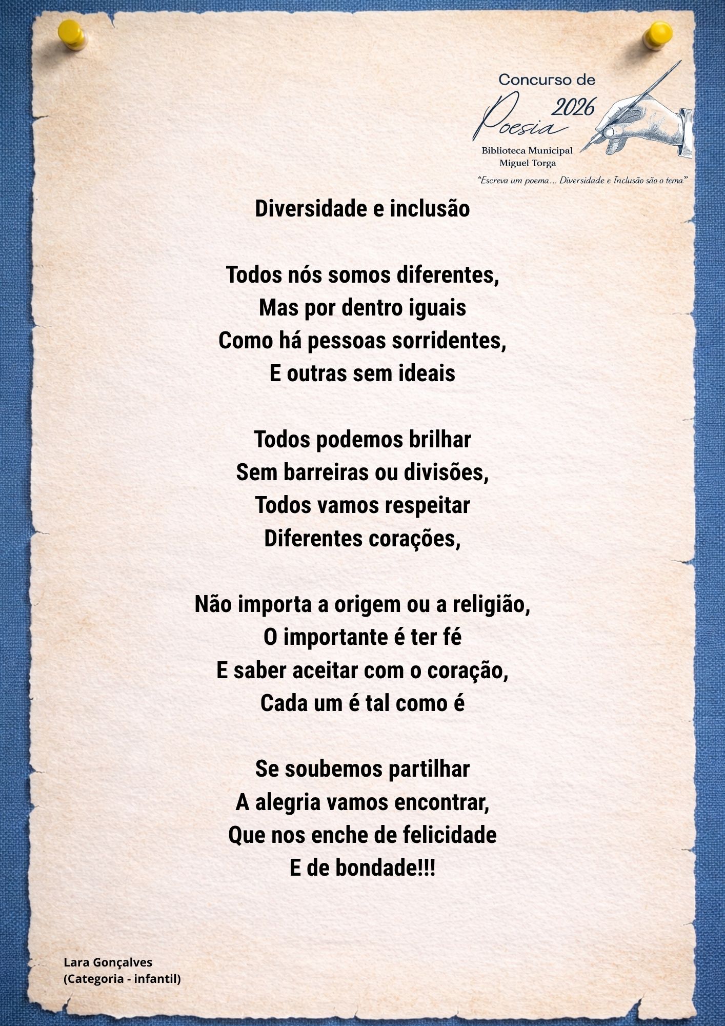 2 Classificado Infantil Lara Gonçalves