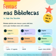 Folheto Ferias Verao Bibliotecas Arganil 2026 Jovem Capa