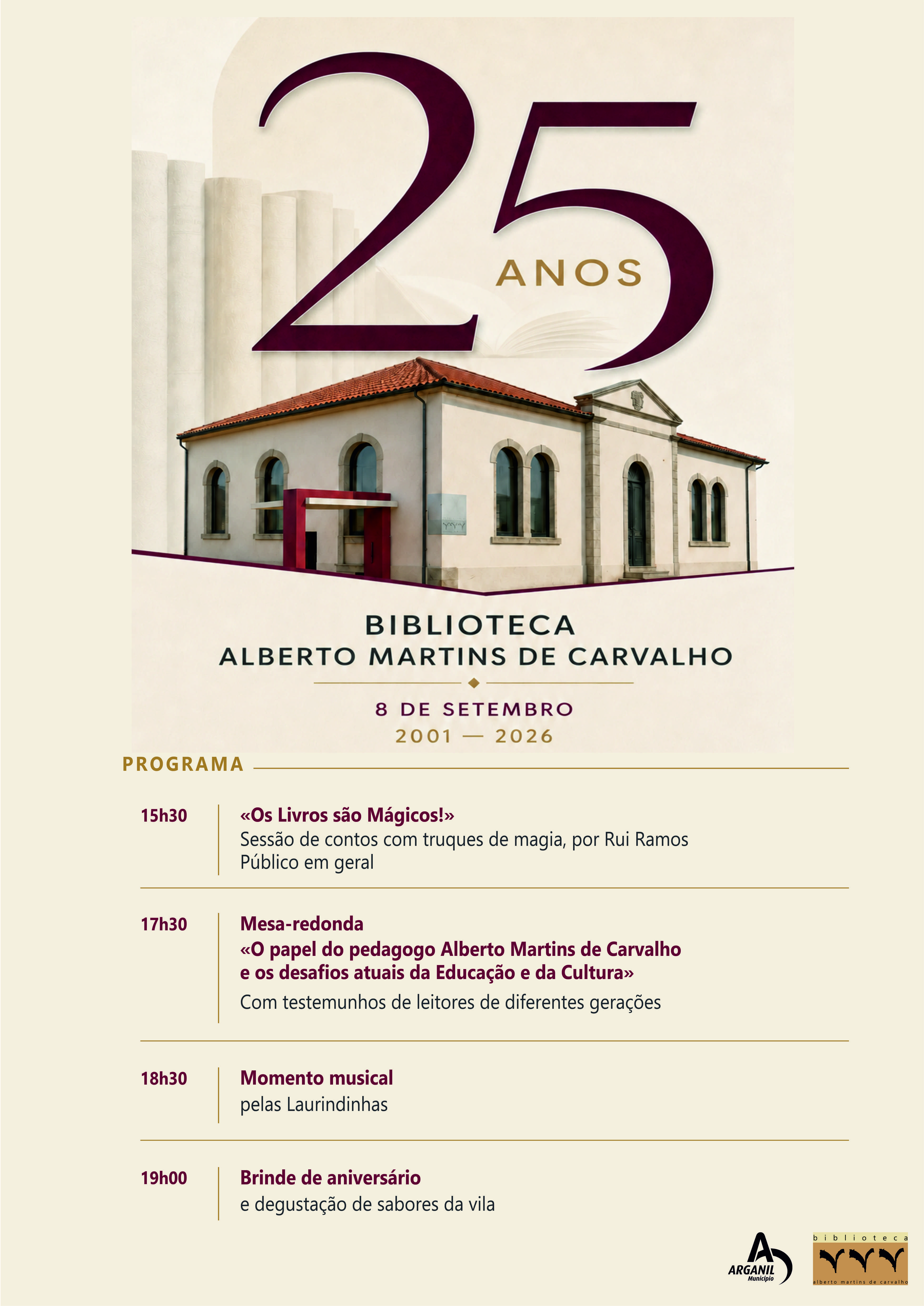 Cartaz 25 Anos Programa